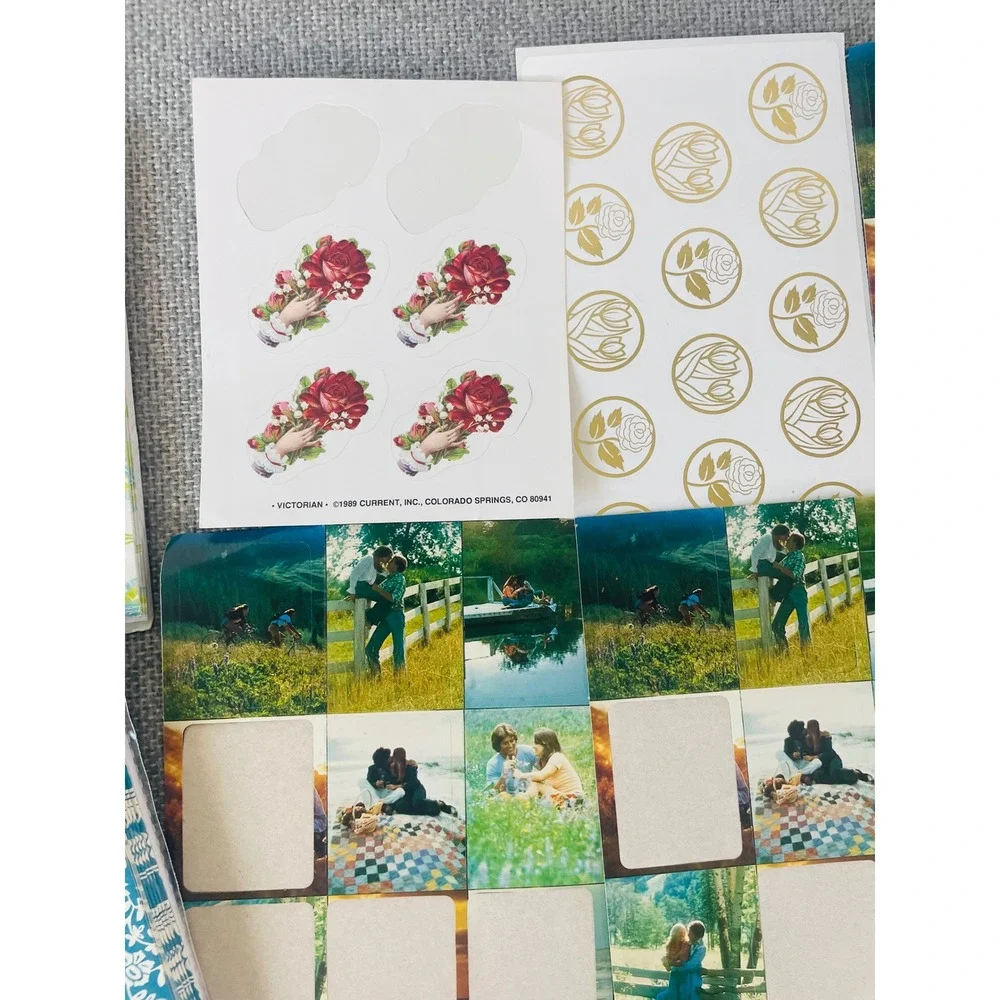 Vintage Laura Ashley Hallmark Stationery Lot Floral Note Cards 90s Paper